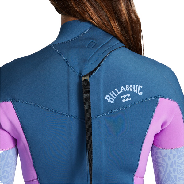 2024 Billabong Das Mulheres Synergy 3/2mm Gbs Back Zip Wetsuit Abjw100132 - Deep Sea